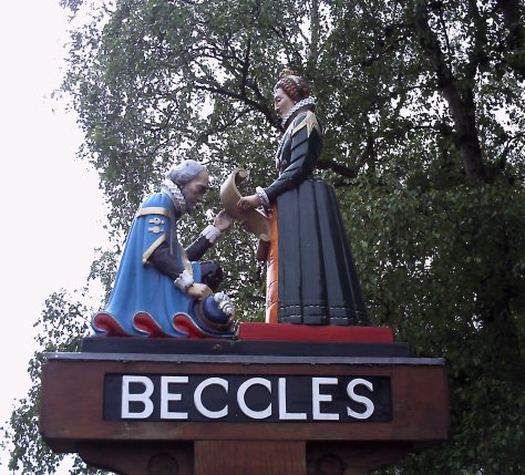Beccles Beccles Town Sign