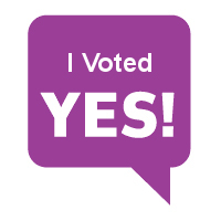 I voted yes