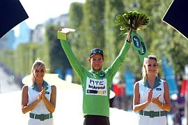 Mark Cavendish in Green