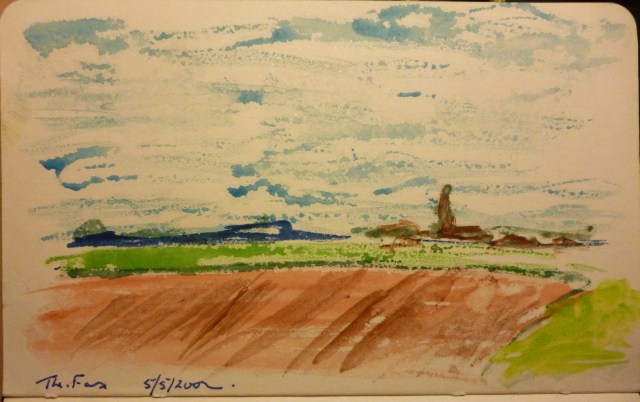 FensSketchFS Watercolour Sketch of the Fens